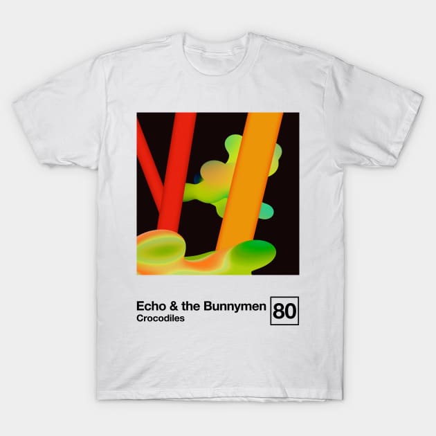 Crocodiles / Minimalist Style Graphic Artwork Poster Design T-Shirt by saudade